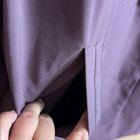 Torrid Women’s Size 2 Lavender Mauve Drape Front Button Up Blazer Jacket NWOT - Picture 3 of 9